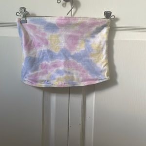 Tie die crop top